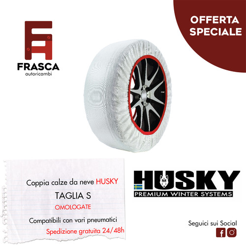 Coppia calze neve husky - husky, 14"