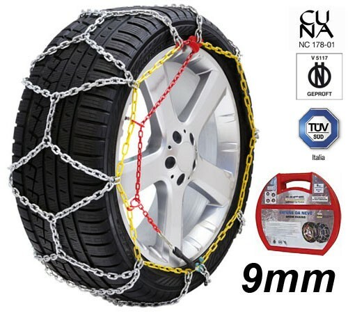 Catene neve mcs 9mm r14 - catene,