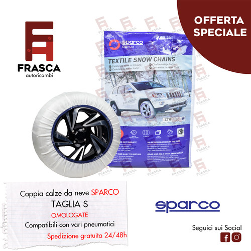 Coppia calze neve - neve, sparco